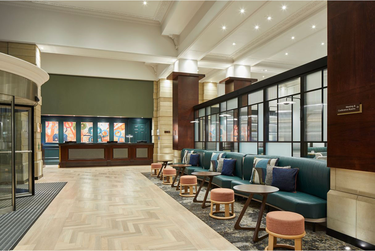 Leeds Marriott Hotel lobby